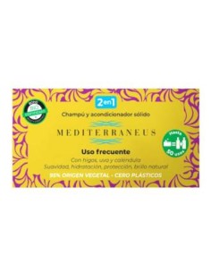Mediterraneus Champu-Acondicionador Solido  Uso Frecuente 55 de Mundonatural