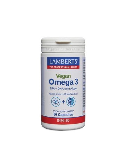 Omega 3 Vegano 60 Cap. de Lamberts