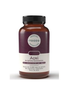 Toods Açai 60  Vcaps de...