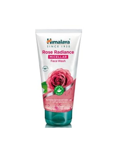 Limpiador Facial Micelar Rosa Radiante 150Ml. de Himalaya