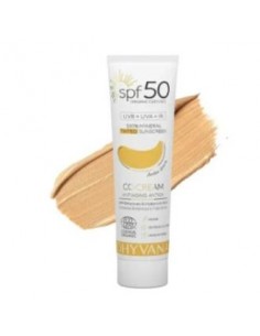 Solar Spf50 Color Con Acido Hialuronico 50Ml. Eco de Dhyvana