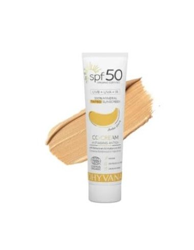 Solar Spf50 Color Con Acido Hialuronico 50Ml. Eco de Dhyvana