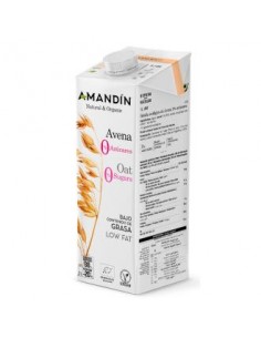 Bebida Vegetal De Avena 0% Azucares 1Lt 6Uds. Bio de Amandin