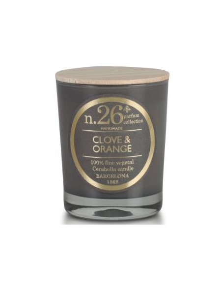 Vela Vaso Perf26 Clove-Orange 7,5X9 Cm 1 Ud. de Cerabella