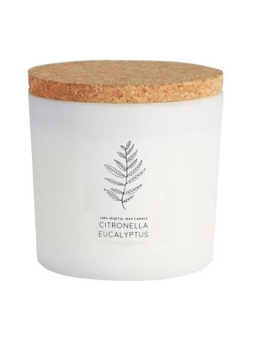 Vela Tarro Blanco Citcore Citronela-Eucalip 10X10C de Cerabella