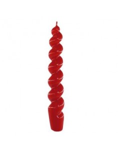 Vela Bujia Espiral 9 N18 Roja 2,3X17Cm 4Uds. de Cerabella