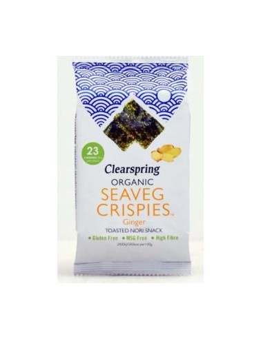 Alga Nori Con Jengibre Snack 4Gr. de Clearspring