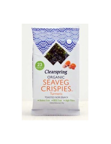 Alga Nori Con Curcuma Snack 4Gr. de Clearspring