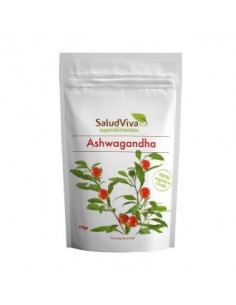 Ashwagandha En Polvo 125Gr. Bio Sg S/A Vegan de Salud Viva