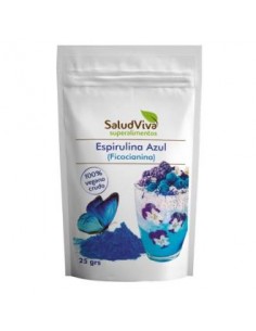 Espirulina Azul 100 Tabletas 25Gr. de Salud Viva