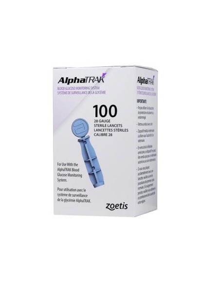 Alphatrak 2 Lanceta 100Ud de Zoetis Vet