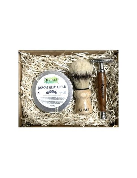 Pack Afeitado Con Maquinilla de Kijani