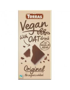 Chocolate Con Bebida Avena 100Gr. Vegan de Torras
