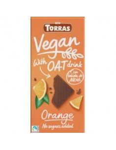 Chocolate Con Bebida Avena-Naranja 100Gr Vegan de Torras