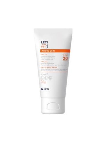 Leti At4 Atopic Skin Crema Facial Spf 20 50Ml de Leti