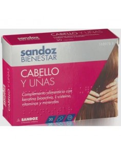 Sandoz Bienestar Cabello Y Uñas 30 Caps de Sandoz Bienestar