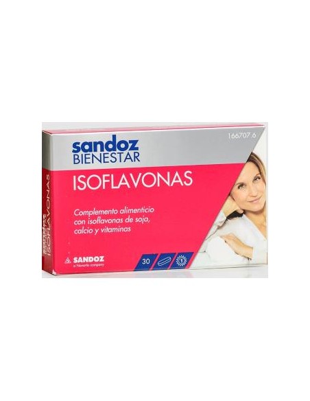 Sandoz Bienestar Isoflavonas 30 Caps de Sandoz Bienestar