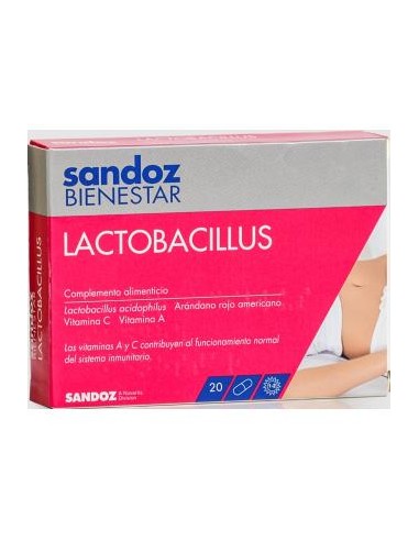 Sandoz Bienestar Lactobacillus 20 Caps de Sandoz Bienestar