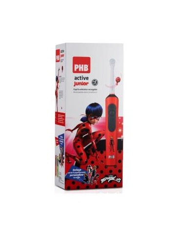 Phb Cepillo Elec Junior Ladybug +6 Anos Rojo de Phb