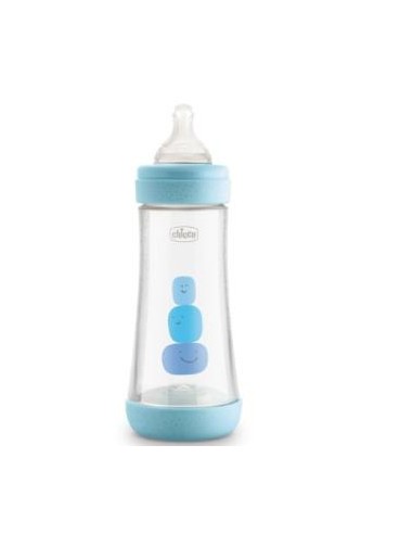 Biberon Perfect5 4 M 300 Ml Sil Azul de Chicco