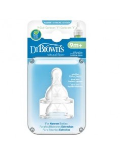 Tetina Options B/Estre Sili Redon Cere Ny +9M 2Un de Dr. Brown´S