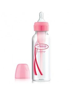 Biberon Options B/Estre Sili Redon +0M 250Ml Rosa de Dr. Brown´S