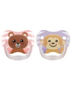 Chupete Prevent Anima Sili Anat T/2 6-12M 2Un Niña de Dr. Brown´S