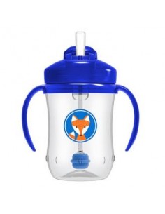 Vaso Mi Primer V C/Pajita +6M 270Ml de Dr. Brown´S
