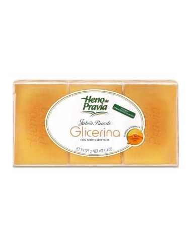 Jabon Heno Glic 3 Pastillas 125Gr de Heno De Pravia