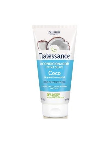 Acondicionador Coco Extra Suave 150Ml de Natessance