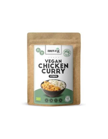 Pollo Al Curry Vegano 90Gr. Eco Sg de Nuveg
