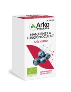 Arandanos 40Arkocapsulas. Bio de Arkopharma