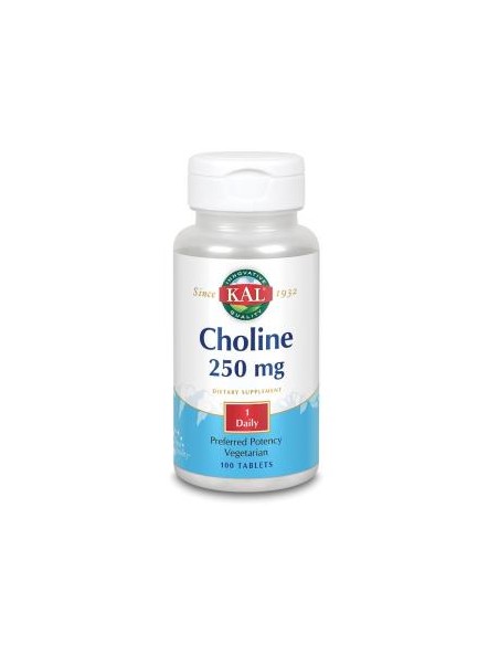 Choline Kal 250Mg. 100Comp. de Solaray