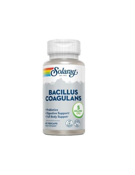 Bacillus Coagulans 60Cap.Veg de Solaray