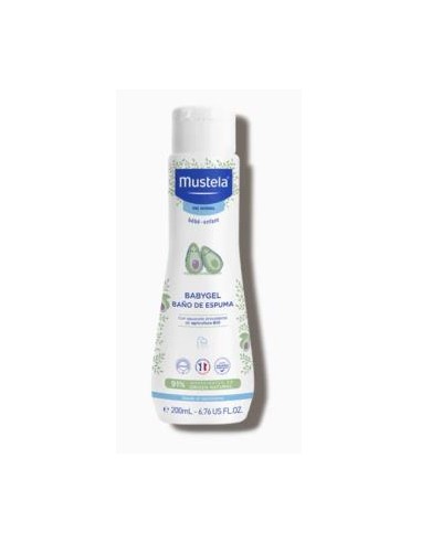 Babygel Baño De Espuma Bebe-Niño 200Ml. de Mustela