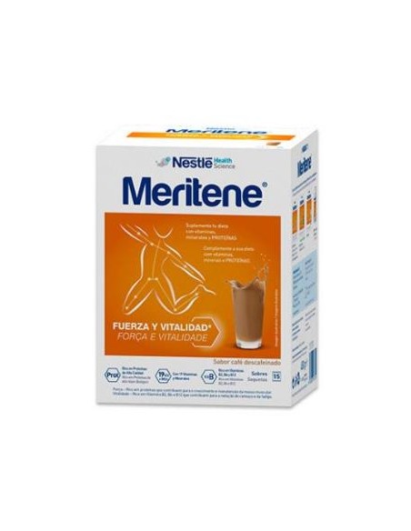 Meritene Batido Cafe Descafeinado 15Sbrs. de Meritene