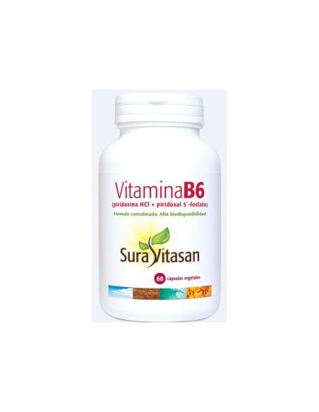 Vitamina B6 60Cap. de Sura Vitasan