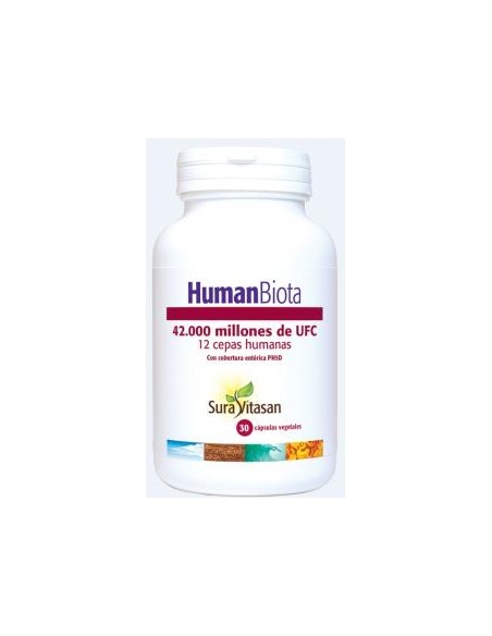 Human Biota 30Cap. (Refrigeracion) de Sura Vitasan