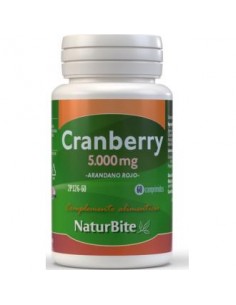 Cranberry Arandano Rojo 5000Mg. 60Comp. de Naturbite