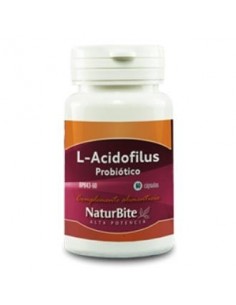 L-Acidophilus 500Millones Cfu 60Comp. de Naturbite