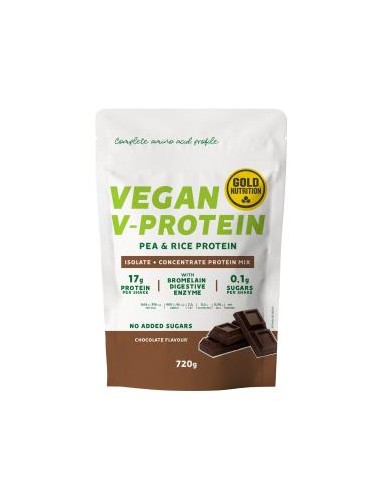 V-Protein Chocolate 720Gr. de Gold Nutrition