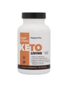 Keto Living Sugar Control 90Cap. de Natures Plus