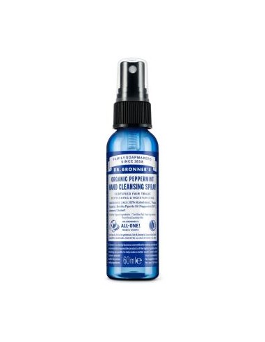 Higienizante De Manos Menta Spray 60Ml. de Dr. Bronner´S