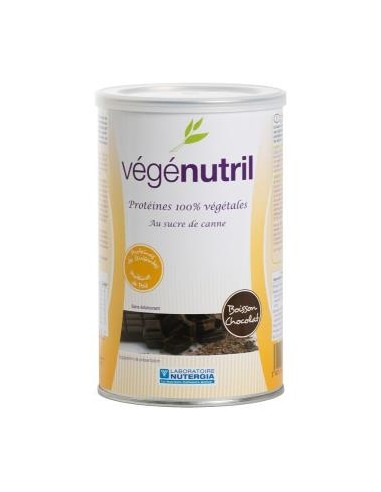 Vegenutril Prot.Guisante Chocolate Bote 300Gr. de Nutergia