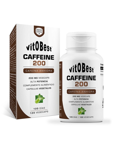 Cafeine 200 - 120 Vegecaps de Vit.O.Best