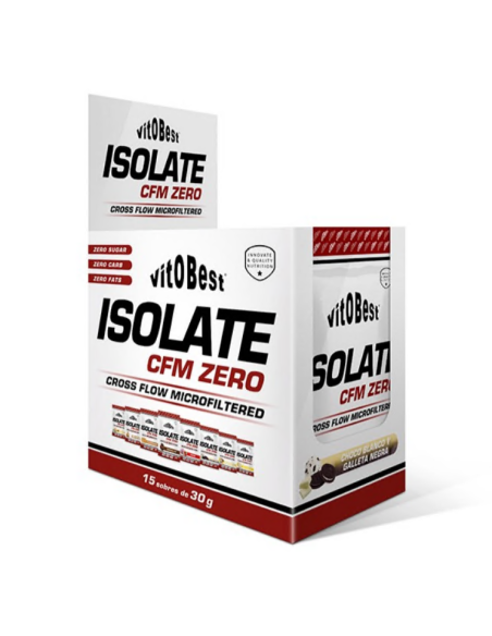 Isolate CFM Zero 15 Sobres 30g Vit.O.Best Blanco y Negro
