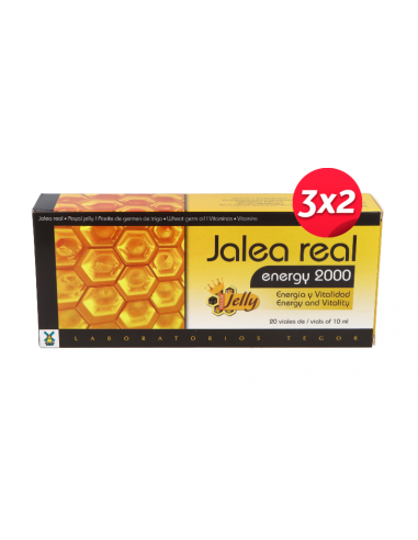 Jalea Real Energy 2000  20 Viales 10 Ml. de Tegor