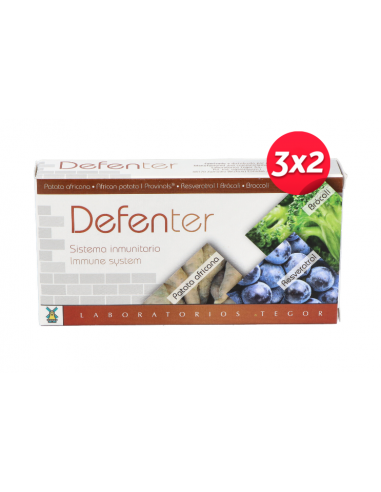 Defenter 40 Capsulas de Tegor