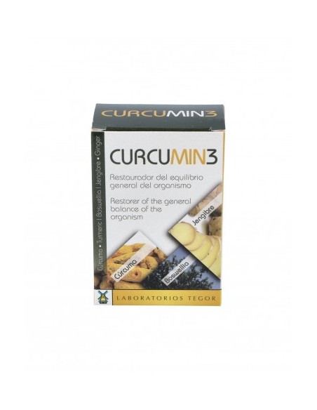 Curcumin 3  30 Comprimidos de Tegor