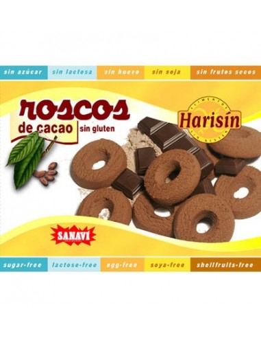 Roscos Cacao S/Gluten 150 Gr De Sanavi